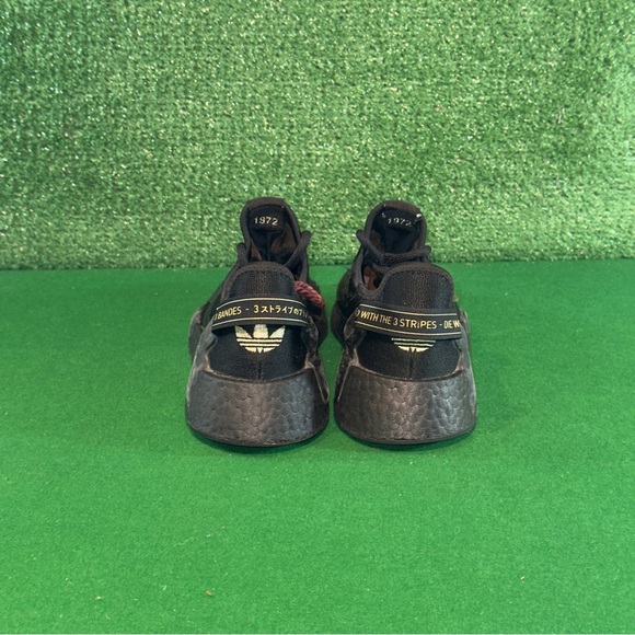 Adidas NMD_R1 V2 Juniors Black Gold HP3261 Boys Kids Size 4Y - Picture 5 of 6